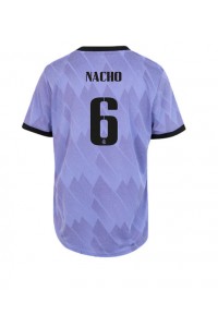 Fotbalové Dres Real Madrid Nacho #6 Dámské Venkovní Oblečení 2022-23 Krátký Rukáv